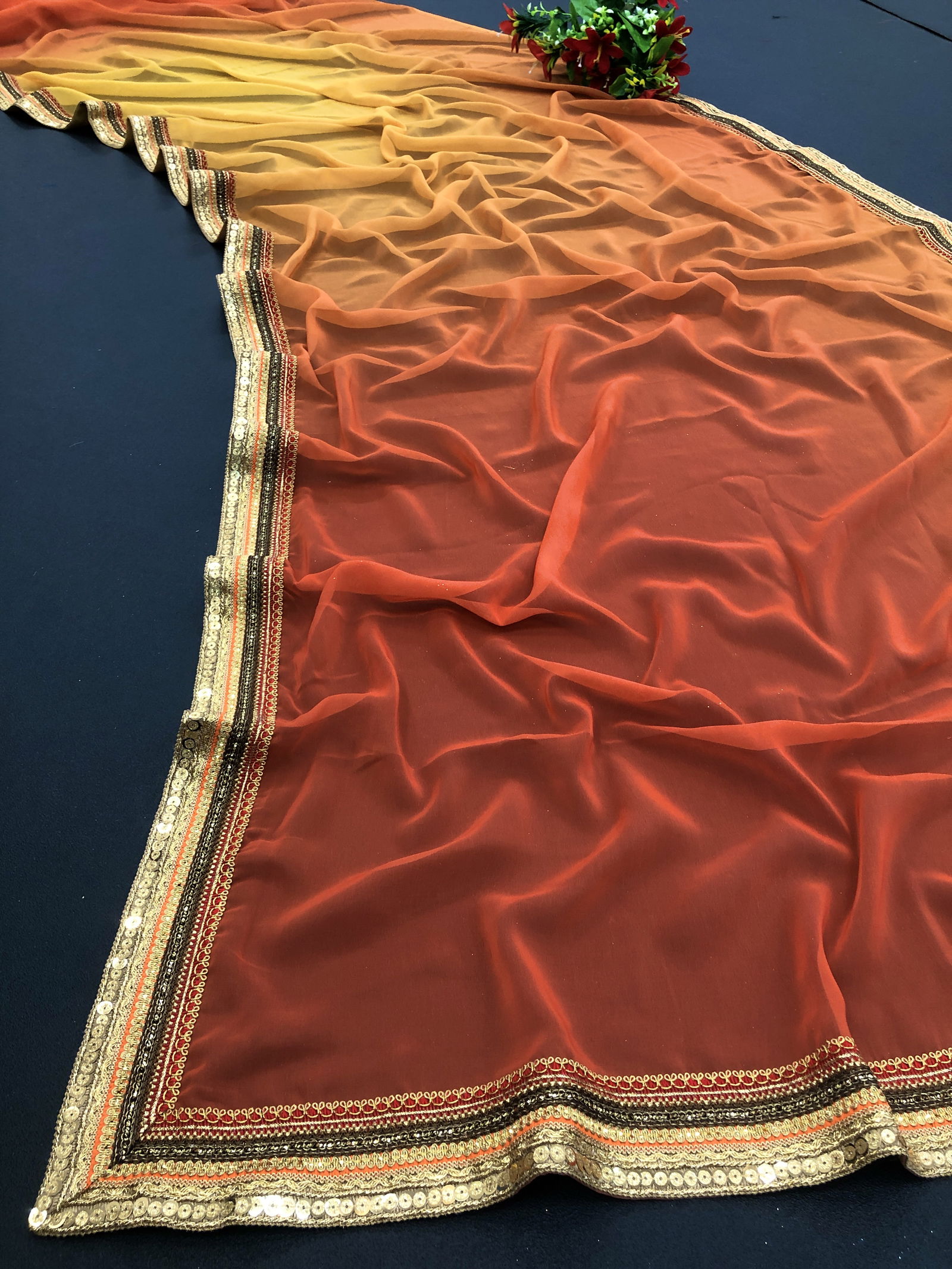 Radhika 264 New Stylish Designer Party Wear Georgette Saree Collection